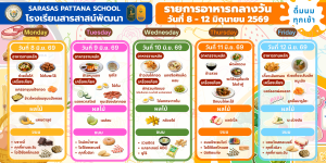 รายการอาหารกลางวัน