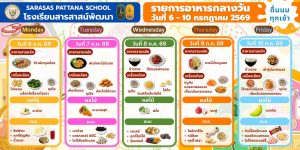 รายการอาหารกลางวัน