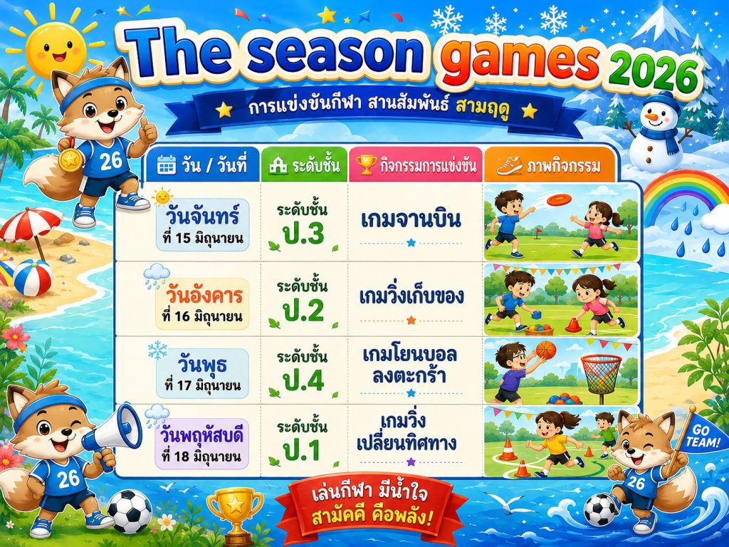The Season Games 2026 เริ่มต้นความสนุกแล้ว!